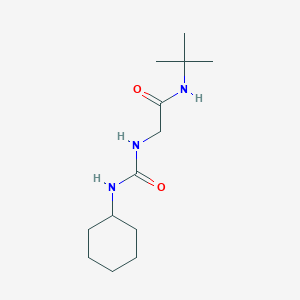 n-(Tert-butyl)-2-(3-cyclohexylureido)acetamide