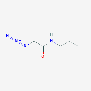 molecular formula C5H10N4O B1489551 2-アジド-N-プロピルアセトアミド CAS No. 521306-80-9