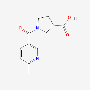 1-(6-Methylnicotinoyl)pyrrolidine-3-carboxylic acid