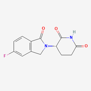 (S)-3-(5-Fluoro-1-oxoisoindolin-2-yl)piperidine-2,6-dione