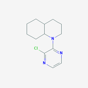 molecular formula C13H18ClN3 B1489560 1-(3-氯吡嗪-2-基)-十氢喹啉 CAS No. 1282952-39-9