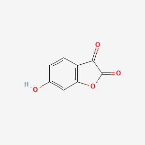 molecular formula C8H4O4 B14895626 6-Hydroxybenzofuran-2,3-dione 