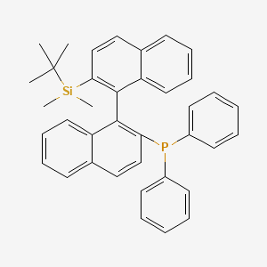 (2'-(tert-Butyldimethylsilyl)-[1,1'-binaphthalen]-2-yl)diphenylphosphane