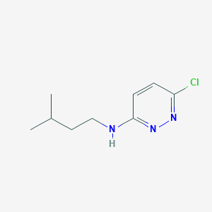 molecular formula C9H14ClN3 B1489566 6-chloro-N-isopentylpyridazin-3-amine CAS No. 1041551-94-3