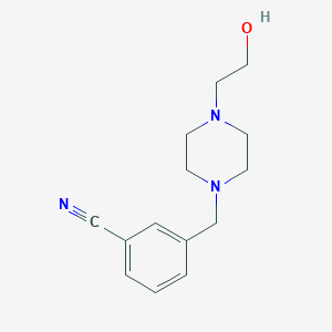 3-((4-(2-Hydroxyethyl)piperazin-1-yl)methyl)benzonitrile