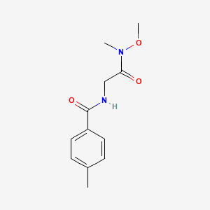 n-(2-(Methoxy(methyl)amino)-2-oxoethyl)-4-methylbenzamide