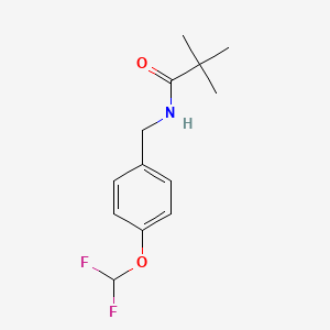 n-(4-(Difluoromethoxy)benzyl)pivalamide