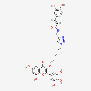 molecular formula C33H32N4O11 B14895682 Hpa-IN-1 