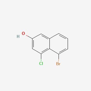 5-Bromo-4-chloronaphthalen-2-ol