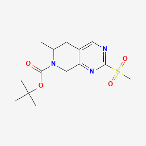 tert-Butyl 6-methyl-2-(methylsulfonyl)-5,8-dihydropyrido[3,4-d]pyrimidine-7(6H)-carboxylate