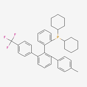 dicyclohexyl-[2-[2-(4-methylphenyl)-6-[4-(trifluoromethyl)phenyl]phenyl]phenyl]phosphane