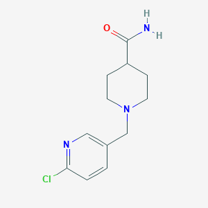 1-((6-Chloropyridin-3-yl)methyl)piperidine-4-carboxamide