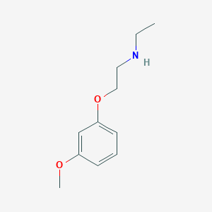 molecular formula C11H17NO2 B1489574 N-Ethyl-2-(3-methoxyphenoxy)ethanamine CAS No. 915923-69-2