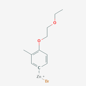 4-(2-Ethoxyethoxy)-3-methylphenylZinc bromide