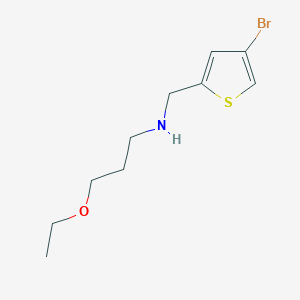 n-((4-Bromothiophen-2-yl)methyl)-3-ethoxypropan-1-amine