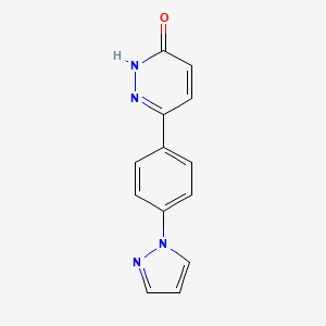 6-[4-(1{H}-pyrazol-1-yl)phenyl]pyridazin-3-ol