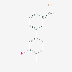 3-(3-Fluoro-4-methylphenyl)phenylZinc bromide