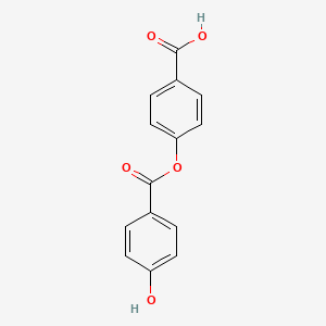 4-{[(4-Hydroxyphenyl)carbonyl]oxy}benzoic acid