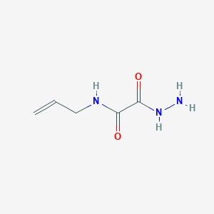 molecular formula C5H9N3O2 B14895831 2-hydrazinyl-2-oxo-N-(prop-2-en-1-yl)acetamide 