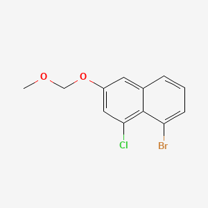 8-Bromo-1-chloro-3-(methoxymethoxy)naphthalene