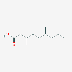 molecular formula C11H22O2 B1489589 3,6-Dimethylnonanoic acid CAS No. 2017263-44-2