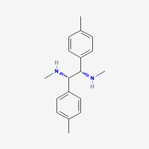 molecular formula C18H24N2 B14895891 (1S,2S)-N1,N2-Dimethyl-1,2-di-p-tolylethane-1,2-diamine 