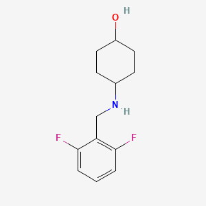 4-((2,6-Difluorobenzyl)amino)cyclohexan-1-ol