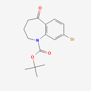 tert-Butyl 8-bromo-5-oxo-2,3,4,5-tetrahydro-1H-benzo[b]azepine-1-carboxylate