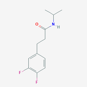 molecular formula C12H15F2NO B14895942 3-(3,4-Difluorophenyl)-N-isopropylpropanamide 