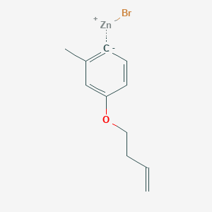 4-(3-Buten-1-oxy)-2-methylphenylZinc bromide