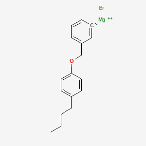 3-(4-n-Butylphenoxymethyl)phenylmagnesium bromide