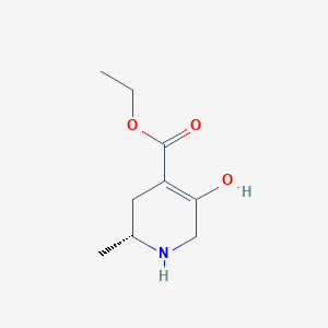 Ethyl (R)-5-hydroxy-2-methyl-1,2,3,6-tetrahydropyridine-4-carboxylate