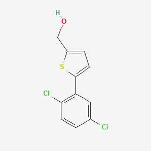 molecular formula C11H8Cl2OS B1489600 [5-(2,5-Dichlorophenyl)-thiophen-2-yl]-methanol CAS No. 2008825-96-3