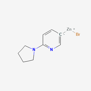 (6-(Pyrrolidin-1-yl)pyridin-3-yl)Zinc bromide