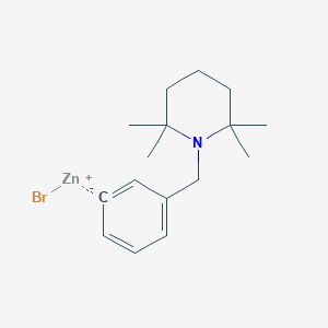 3-[(2,2,6,6-Tetramethyl-1-piperidino)methyl]phenylZinc bromide