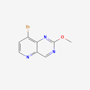 molecular formula C8H6BrN3O B14896110 8-Bromo-2-methoxypyrido[3,2-d]pyrimidine 