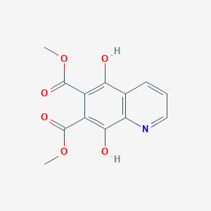 molecular formula C13H11NO6 B1489615 5,8-二羟基喹啉-6,7-二甲酸二甲酯 CAS No. 684287-56-7