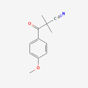 3-(4-Methoxyphenyl)-2,2-dimethyl-3-oxopropanenitrile