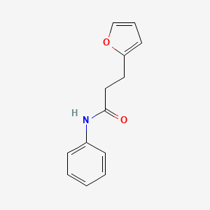 molecular formula C13H13NO2 B14896180 3-(furan-2-yl)-N-phenylpropanamide 