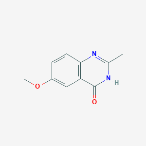 molecular formula C10H10N2O2 B1489620 6-甲氧基-2-甲基喹唑啉-4-醇 CAS No. 51413-71-9
