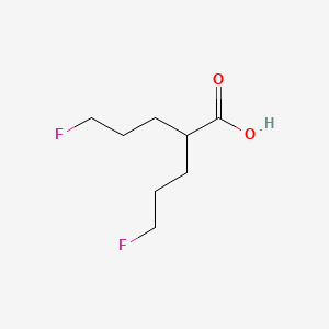 molecular formula C8H14F2O2 B14896212 5-Fluoro-2-(3-fluoropropyl)pentanoic acid 