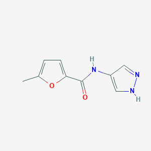 5-methyl-N-(1H-pyrazol-4-yl)furan-2-carboxamide