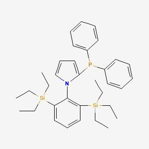 1-(2,6-Bis(triethylsilyl)phenyl)-2-(diphenylphosphanyl)-1H-pyrrole