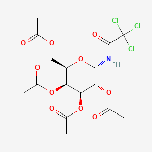 2,2,2-Trichloro-N-(2,3,4,6-tetra-O-acetyl-|A-D-galactopyranosyl)acetamide