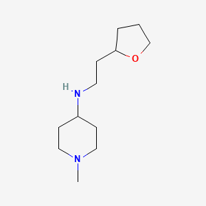 1-Methyl-N-(2-(tetrahydrofuran-2-yl)ethyl)piperidin-4-amine