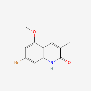 7-Bromo-5-methoxy-3-methylquinolin-2(1H)-one