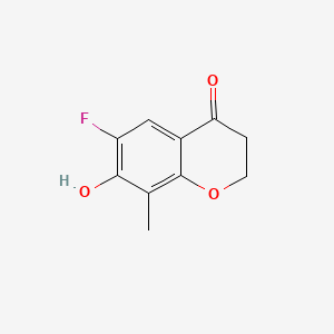 6-Fluoro-7-hydroxy-8-methylchroman-4-one