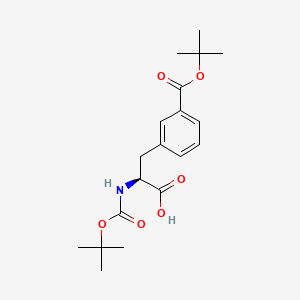 molecular formula C19H27NO6 B14896469 Boc-Phe(3-COOtBu)-OH 