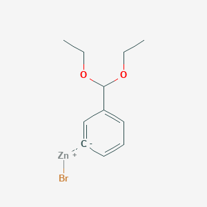 3-(Diethoxymethyl)phenylZinc bromide