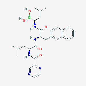 molecular formula C29H38BN5O5 B14896503 Proteasome Inhibitor YSY01A 